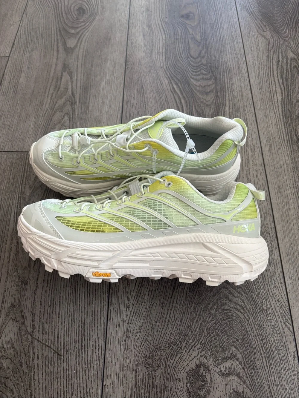 Hoka Women's Sneakers - Light Green and White